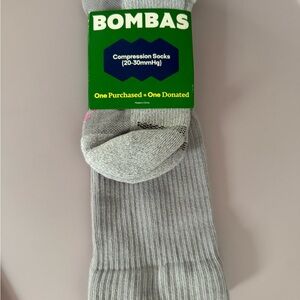 Bombas Gray Compression Socks